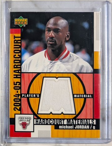 2004-05 Michael Jordan Upper Deck Hardcourt Materials Warmup Jersey