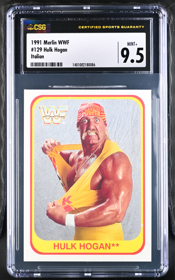 POP 1 Hulk HOGAN 1991 Merlin WWF Italy #129