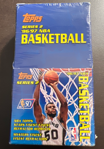 1996 Topps Series 2 Mini Box 8 packs sealed Kobe!