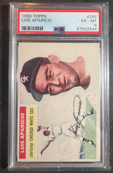 1956 Topps Luis Aparicio PSA 6 292