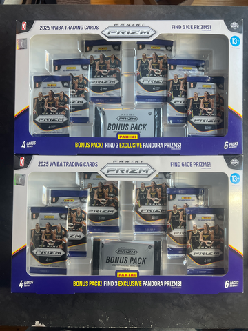 2025 Panini Prizm WNBA Costco Bundle Box Bonus Pack Pandora & Ice Prizms