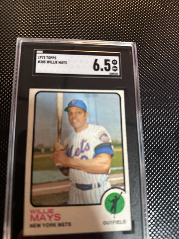 1973 TOPPS WILLIE MAYS #305 SGC 6.5
