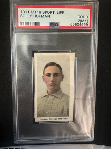 1911 M116 SPORTING LIFE SOLLY HOFMAN PSA 2MK