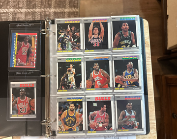 1987 FLEER BASKETBALL COMPLETE SET MINT 1-132 & STICKERS 1-11