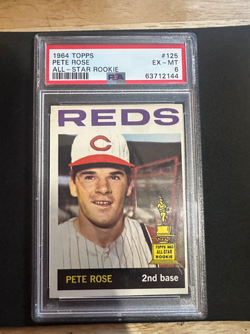 1964 TOPPS #125 PETE ROSE PSA 6