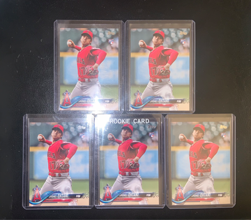(5) 2018 Topps update Shohei Ohtani 