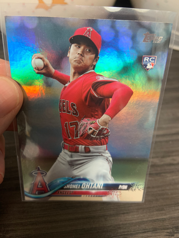 2018 Topps update Shohei Ohtani rainbow foil