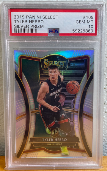 Tyler Herro 2019-20 Panini Select Premier Silver Prizm Rookie RC PSA 10 GEM MINT