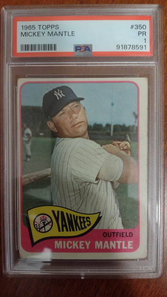 Mickey Mantle 350 PSA 1