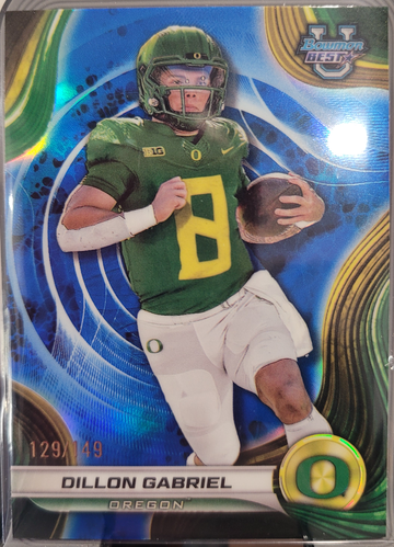 2024 Bowman U Best Football Dillon Gabriel Blue /149