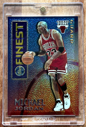 95-96 Topps Mystery Finest #M1 Borderless/Silver Michael Jordan SUPER RARE!