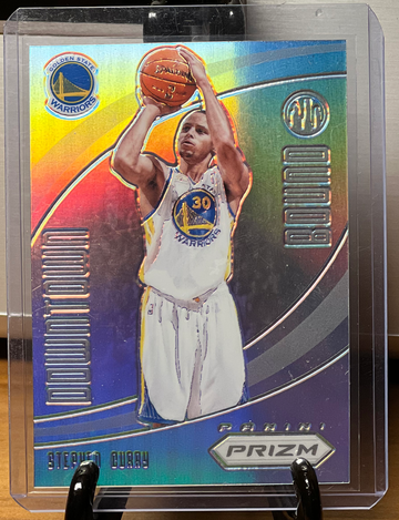 2012-13 Prizm Downtown Bound Stephen Curry Silver RAW