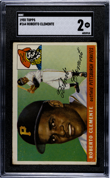 1955 Topps #164 Roberto Clemente | SGC 2 - Rookie Card RC