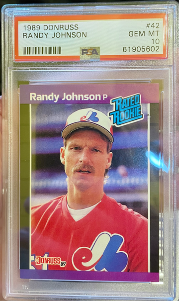 1989 Donruss Randy Johnson PSA 10