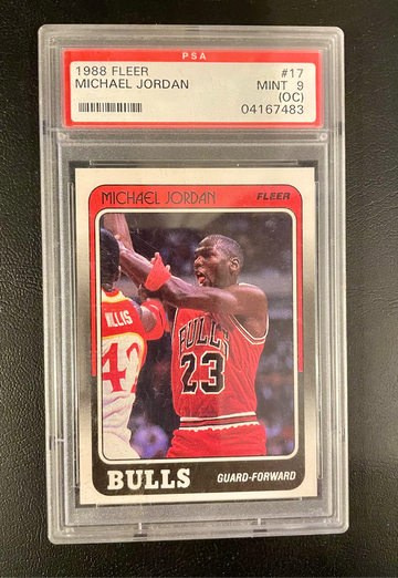 1988 Fleer Michael Jordan PSA 9 (OC)