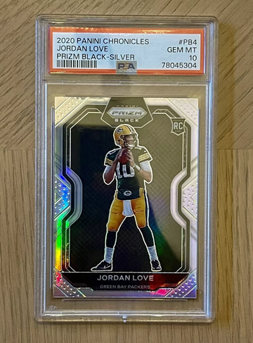 Jordan Love 2020 Prizm Silver Black PSA 10