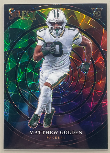 Matthew Golden 2025 Select Color Wheel Black 1/1 Rookie