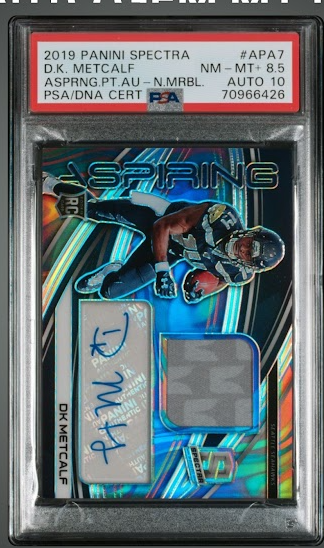 2019 Spectra Dk Metcalf PoP 1/1 SSP /4 Great autograph