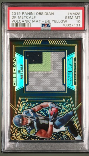 2019 Obsidian Dk Metcalf /10 sick patch SSP 1/1