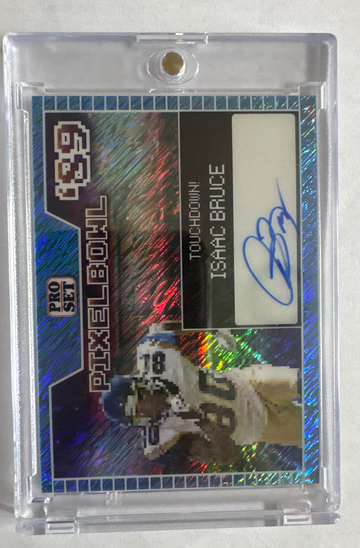 2024 leaf Pro set pixel bowl 89 Isaac Bruce number PXA – 1B1. 12/25