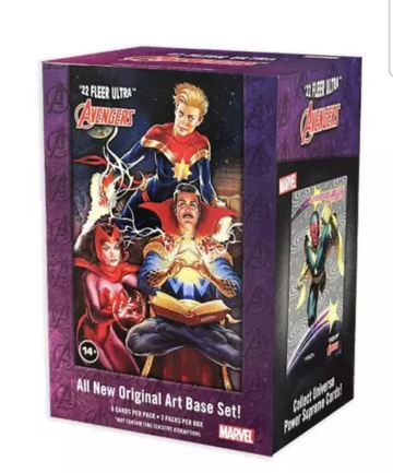 2022 Upper Deck Marvel Fleer Ultra Avengers Blaster Box 