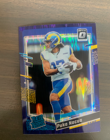 2023 Puka Nakua Purple Shock Rated Rookie