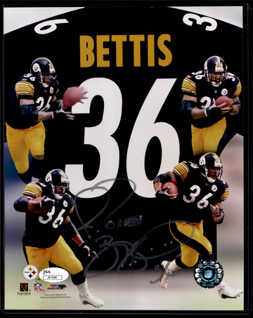 JEROME BETTIS AUTOGRAPH PHOTO AUTO SIGNED 8X10 JSA COA