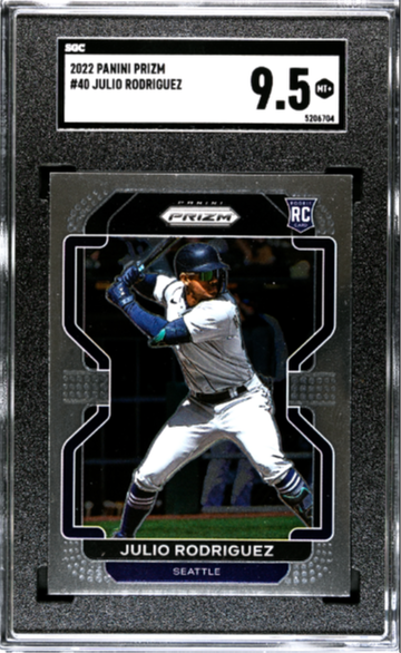 2022 PANINI PRIZM JULIO RODRIGUEZ SGC 9.5