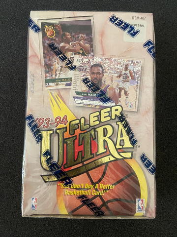 1993-94 FLEER ULTRA BASKETBALL SERIES 1 HOBBY BOX FACTORY SEALED WAX 36CT