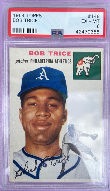 1954 TOPPS BOB TRICE #148 PSA 6