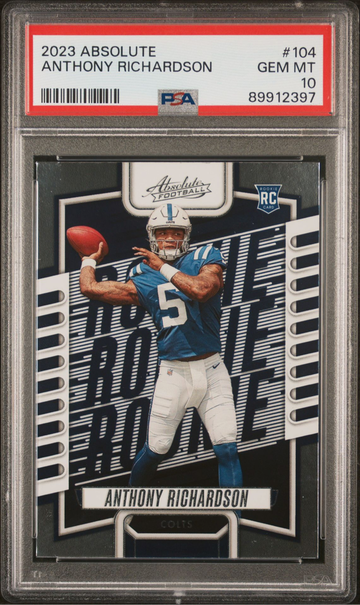 2023 Absolute Anthony Richardson RC PSA 10