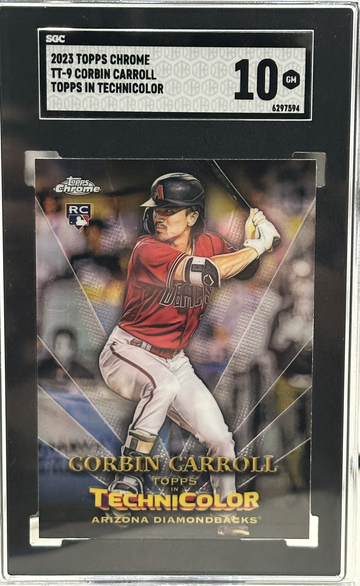 2023 Topps in Technicolor Corbin Carroll gem mint 10