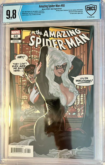 Amazing Spider-Man # 60 9.8 NM/MINT Adam Hughes Variant Cover