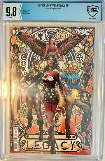 Justice Society of America # 9 9.8 NM/MINT Tony Harris JSA Variant Cover