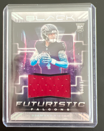 2022 Panini Black Desmond Ridder RC Patch/99