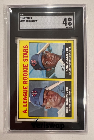 1967 Topps Rod Carew - SGC 4