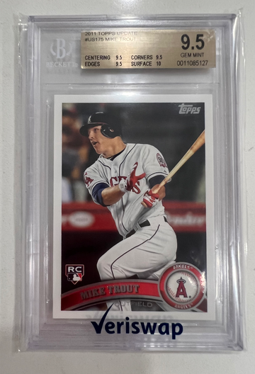 2011 Topps Update - Mike Trout - BGS 9.5 True Gem Mint 