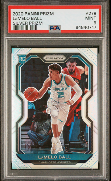 2020 Prizm Lamelo Ball Silver 278 PSA 9