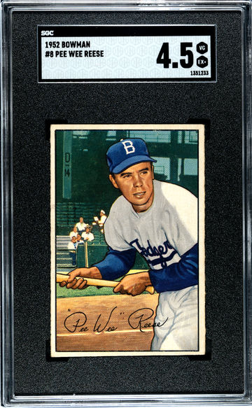 1952 Bowman Pee Wee Reese SGC 4.5