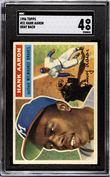 1956 Topps Hank Aaron SGC 4