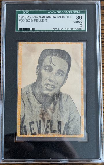 1946-47 Propagandas Montiel Bob Feller SGC 2