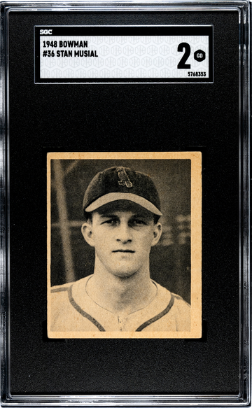 1948 Bowman Stan Musial RC SGC 2