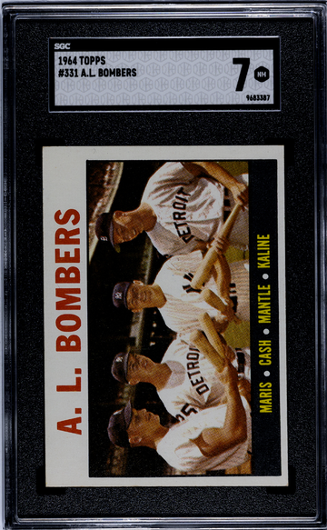 1964 Topps AL Bombers SGC 7