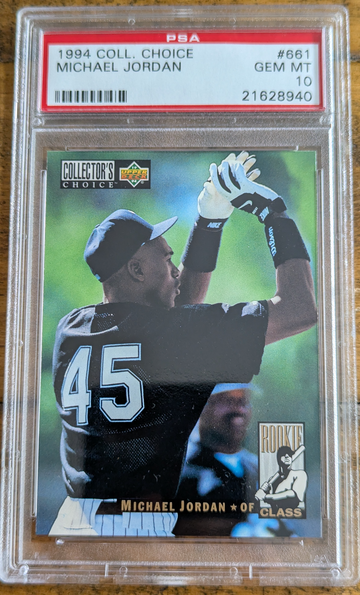 1994 Collectors Choice Michael Jordan PSA 10