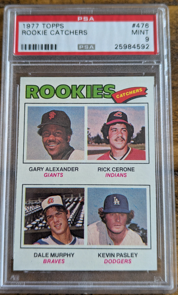 1977 Topps Dale Murphy PSA 9