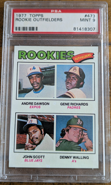 1977 Topps Andre Dawson PSA 9