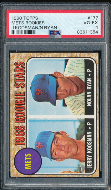 1968 Topps Nolan Ryan RC #177 PSA 4