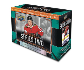 Lot of 12! 2023-24 Upper Deck Series 2 Mega Box