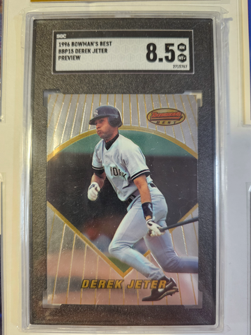 1996 Bowman's Best Preview Derek Jeter SGC 8.5