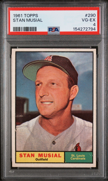 1961 Topps Stan Musial PSA 4